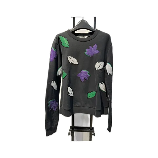 Round-Collar Long-Sleeve Hoodie