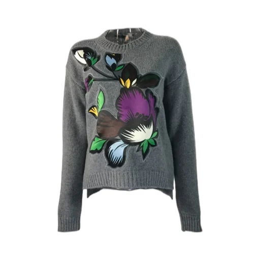 Long-Sleeved Knitted Sweater