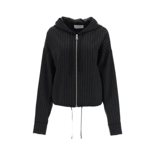 Logo Pinstripe Casual Jacket