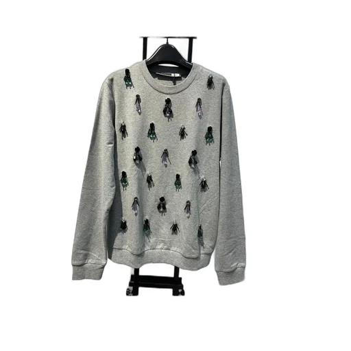 Round-Collar Long-Sleeve Hoodie
