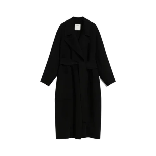 Belted Long-Sleeved Coat