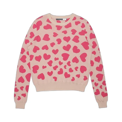 Love Pattern Pullover