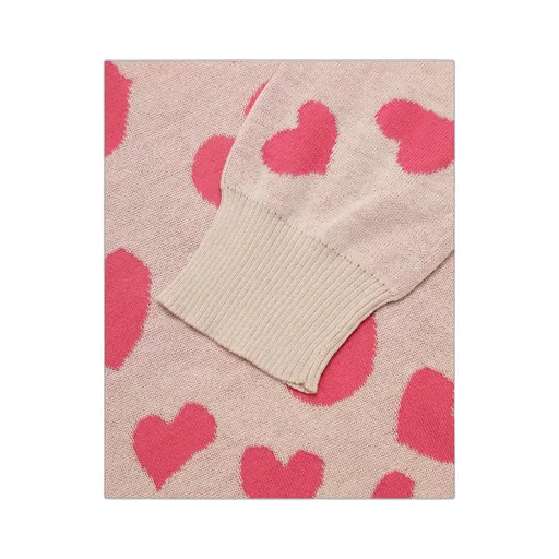 Love Pattern Pullover