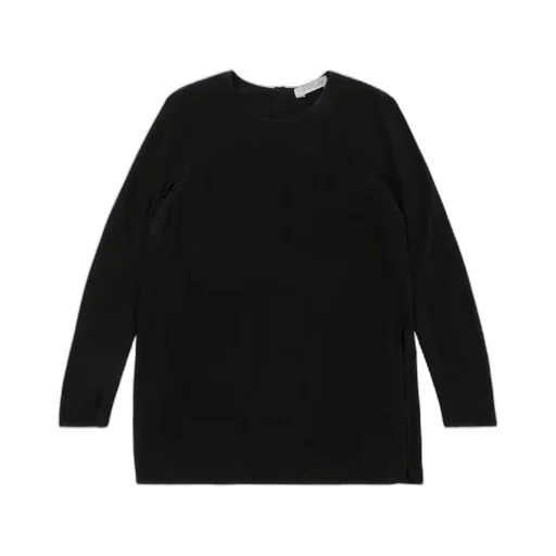 T-Shirt With Round Neck And Long Sleeves