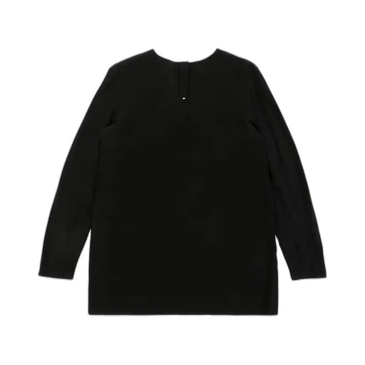 T-Shirt With Round Neck And Long Sleeves