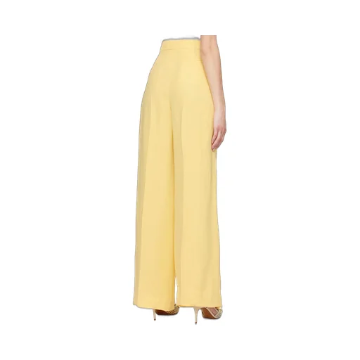 Pleat Detailed Straight Leg Trousers