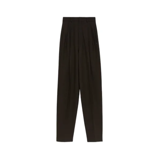 High-Waist Virgin Wool Trousers