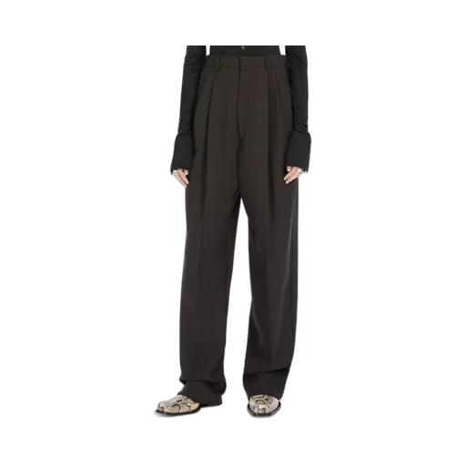High-Waist Virgin Wool Trousers