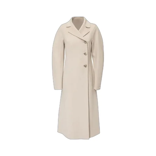 Single-Breasted Lapel Coat