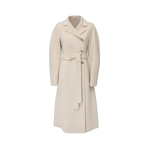 Single-Breasted Lapel Coat