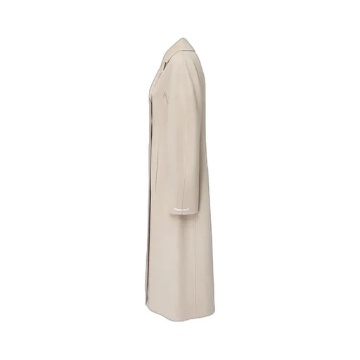 Single-Breasted Lapel Coat
