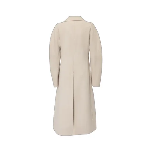 Single-Breasted Lapel Coat