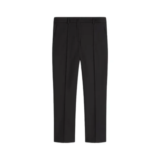 High-Waisted Cropped Trousers