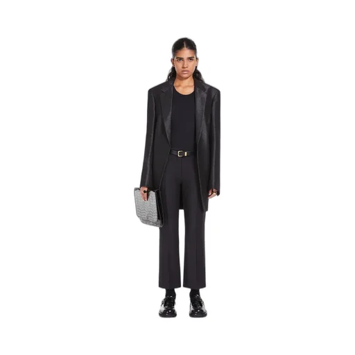 High-Waisted Cropped Trousers