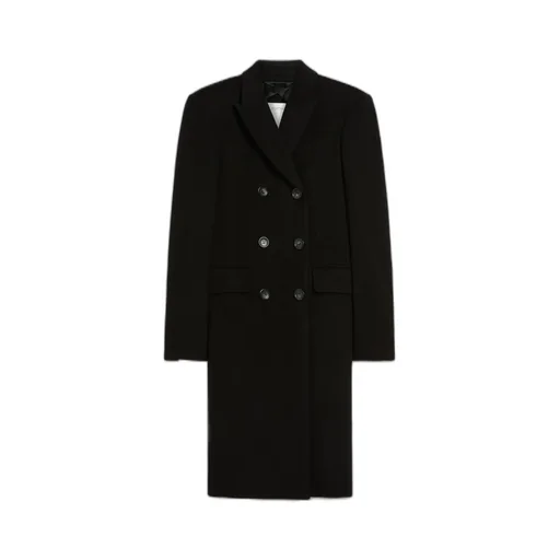 Long-Sleeved Wool Coat
