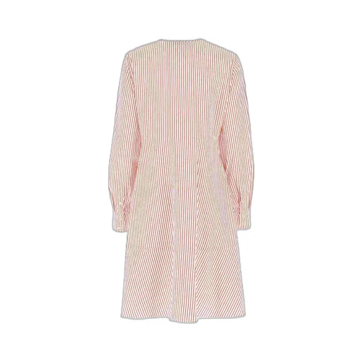 Abbono Striped Round-Necked Dress