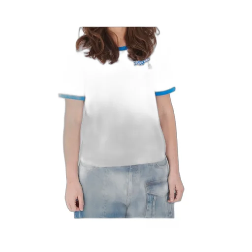 Dodgers Serif Ringer Tee