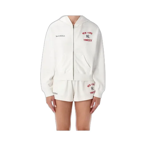 Cropped Zip-Up Hoodie