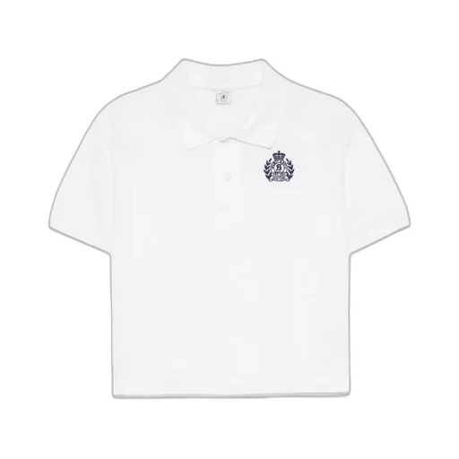 Logo Embroidered Short-Sleeved Polo Shirt