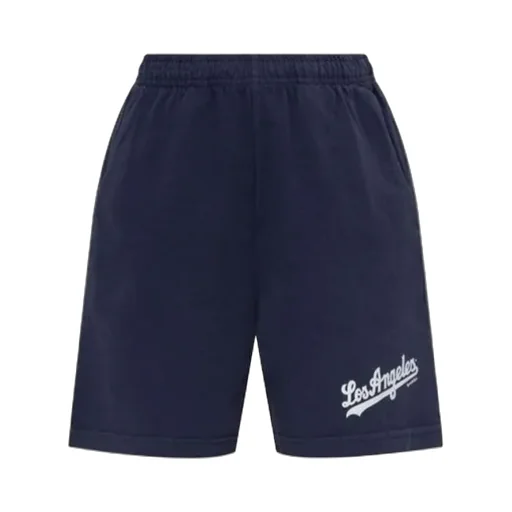 X The La Dodgers Logo Printed Gym Shorts