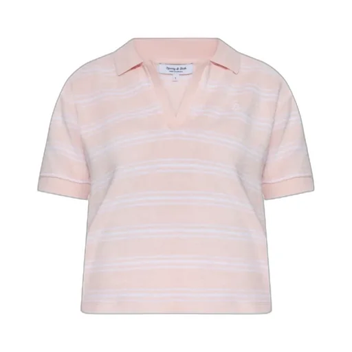 Thin-Striped Polo Shirt