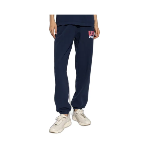 Logo Print Elasticated Trousers