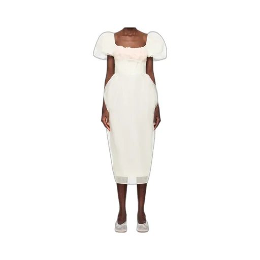 Bust Detail Carnation Dress