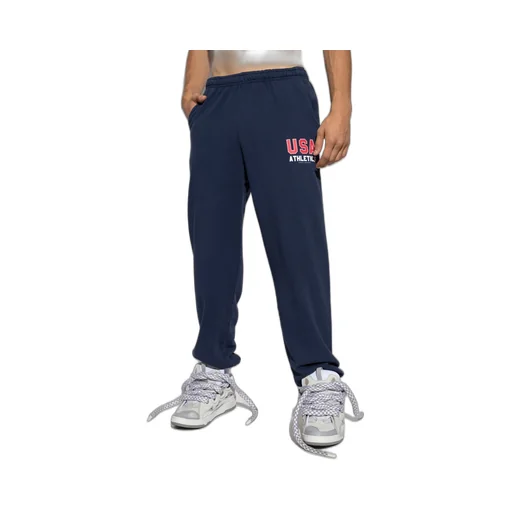 Logo Print Elasticated Trousers