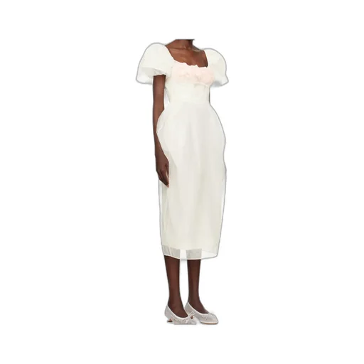 Bust Detail Carnation Dress