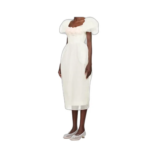 Bust Detail Carnation Dress