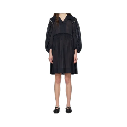 Beaded Sailor Collar Dress
