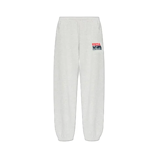 Logo-Print Elasticated Trousers