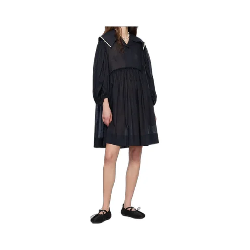 Beaded Sailor Collar Dress