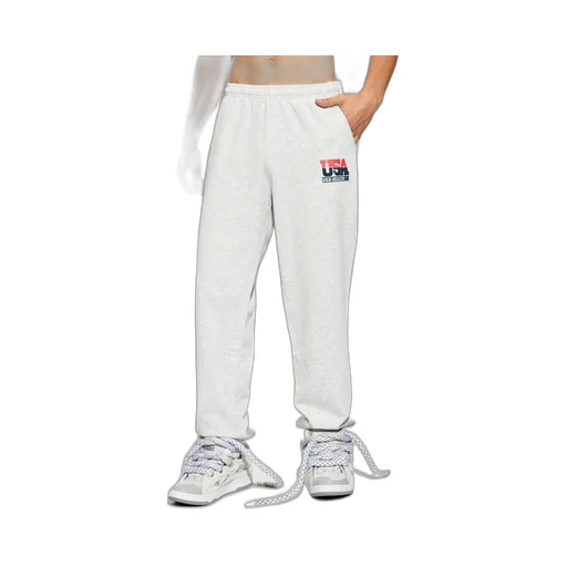 Logo-Print Elasticated Trousers