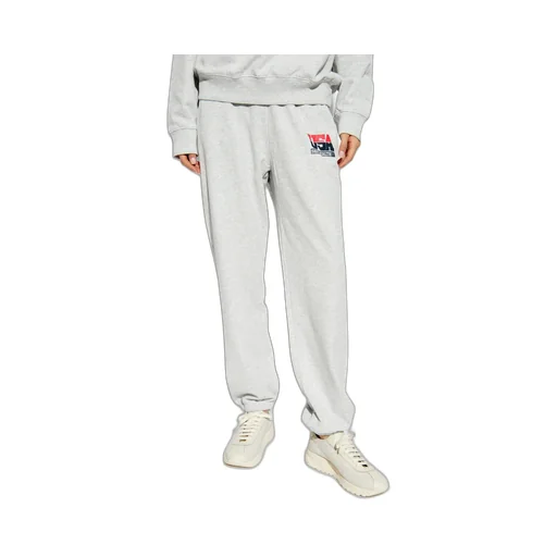 Logo-Print Elasticated Trousers