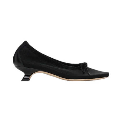 Mesh Ballerina Low Heels