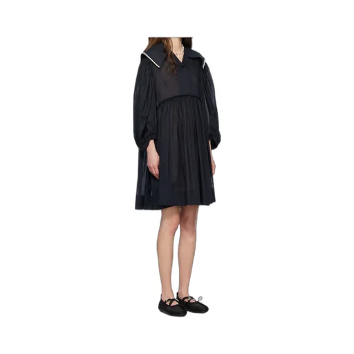 Beaded Sailor Collar Dress