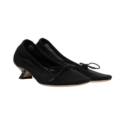 Mesh Ballerina Low Heels