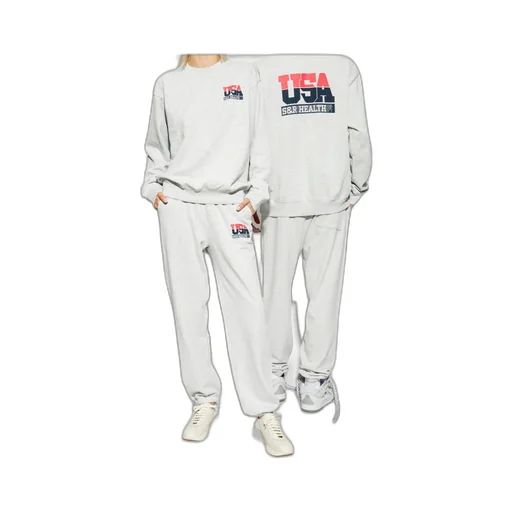 Logo-Print Elasticated Trousers