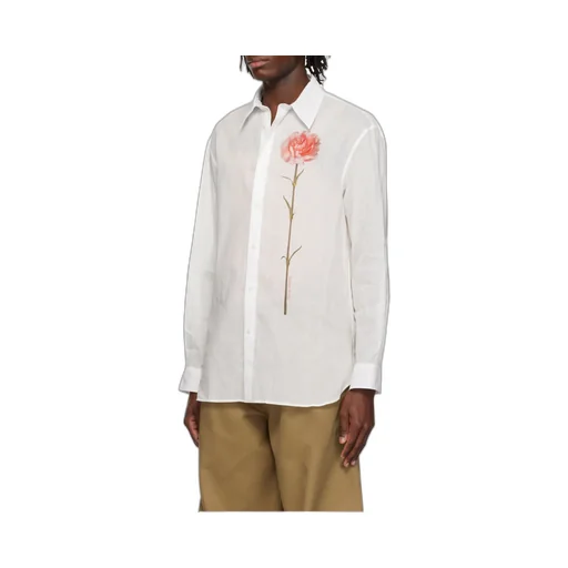 Carnation-Print Shirt
