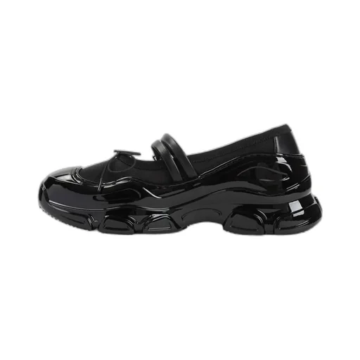 Mesh Bow Tracker Ballerina Shoes