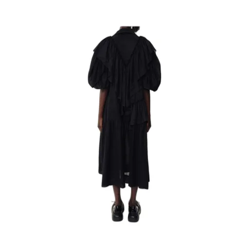 Petal Sleeve Ruffle Dress
