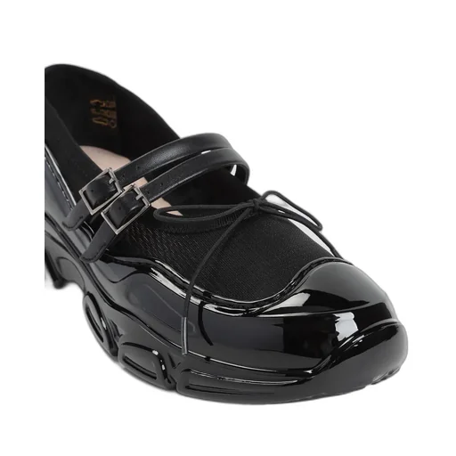 Mesh Bow Tracker Ballerina Shoes