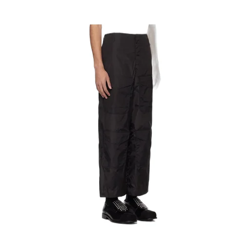 High-Waisted Cropped Trousers