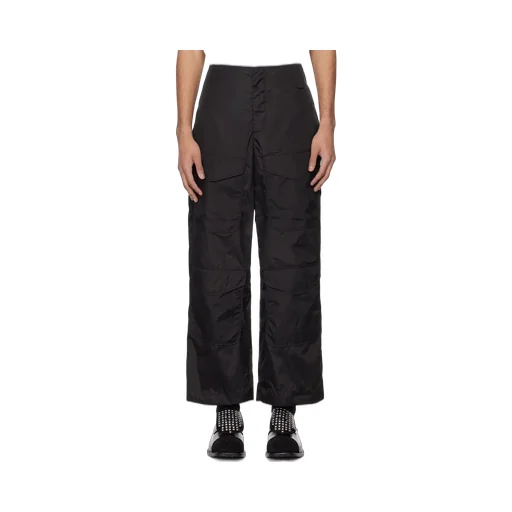 High-Waisted Cropped Trousers