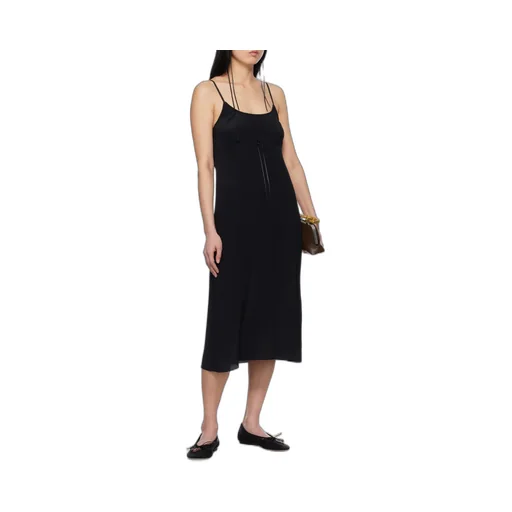 Bow Slip Midi Dress