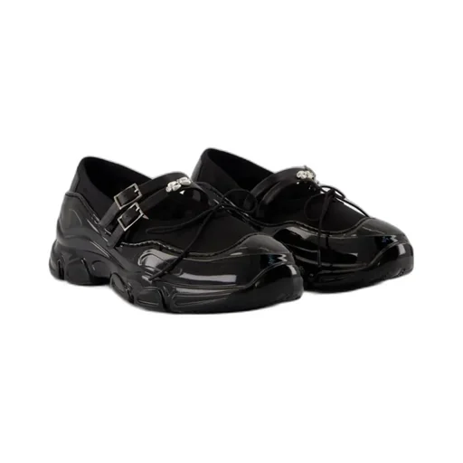 Embellished Buckled Tracker Ballerinas