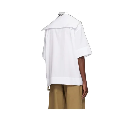 Cargo Flap Pocket Sailor Collar Shirt