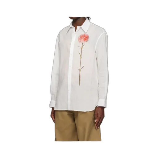 Carnation-Print Shirt