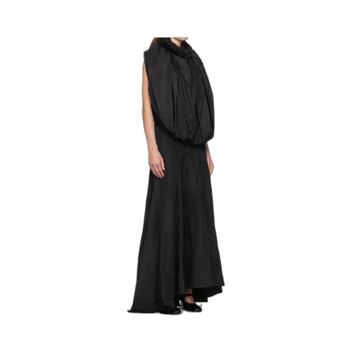Ruffled Round Neck Dress